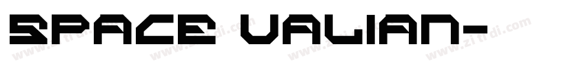 space valian字体转换